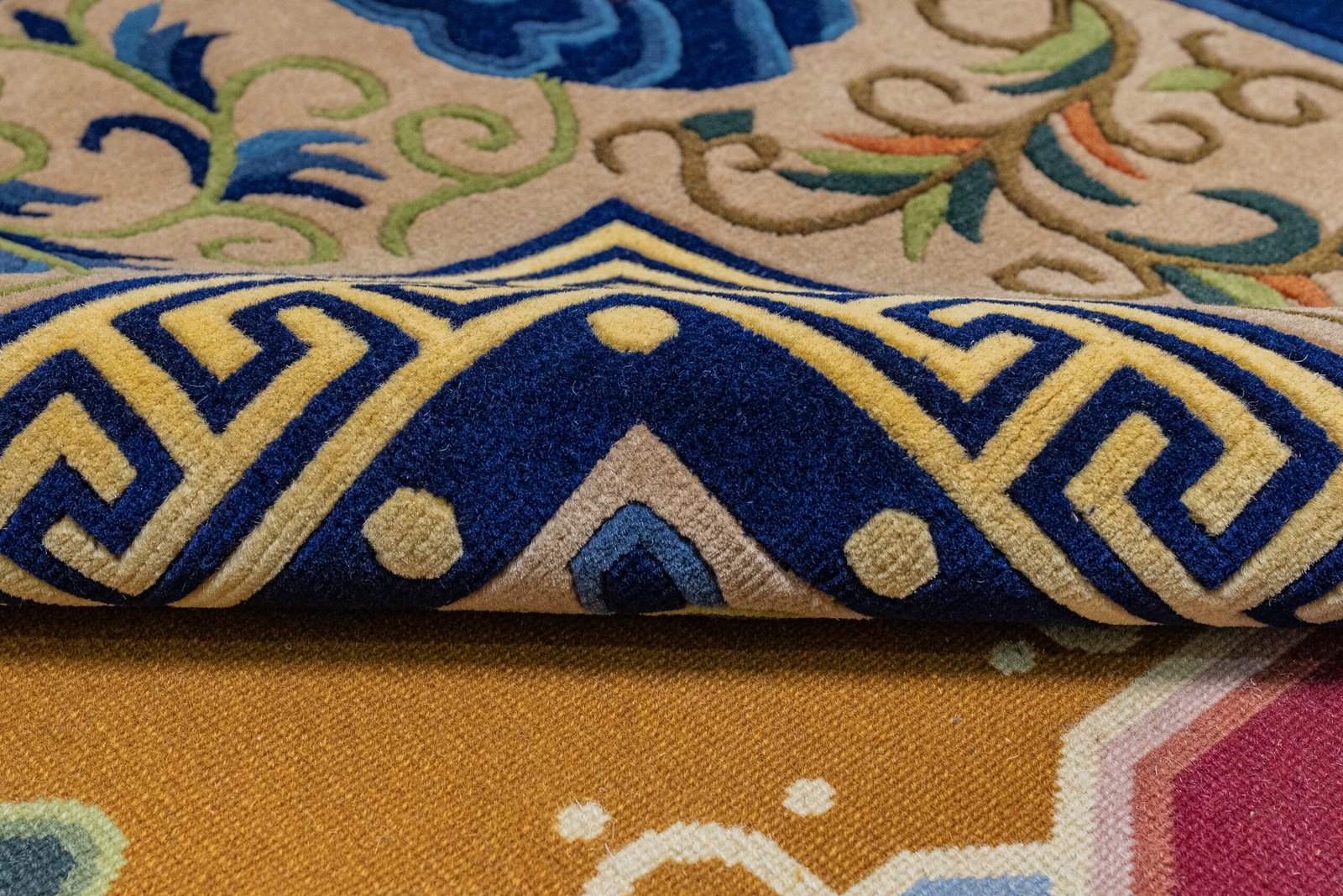 Ananta-Phoolbaari, 408 x 300 cm, 100% Wolle – Bild 2