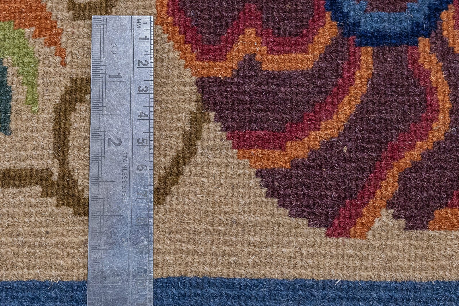 Ananta-Phoolbaari, 408 x 300 cm, 100% Wolle – Bild 3