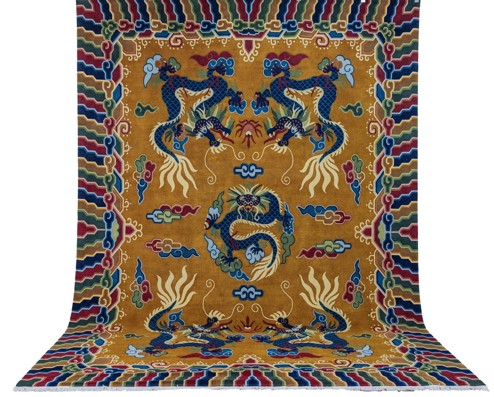 Panchanaag-Swarnamandal, 375 x 277 cm, 100% Wolle