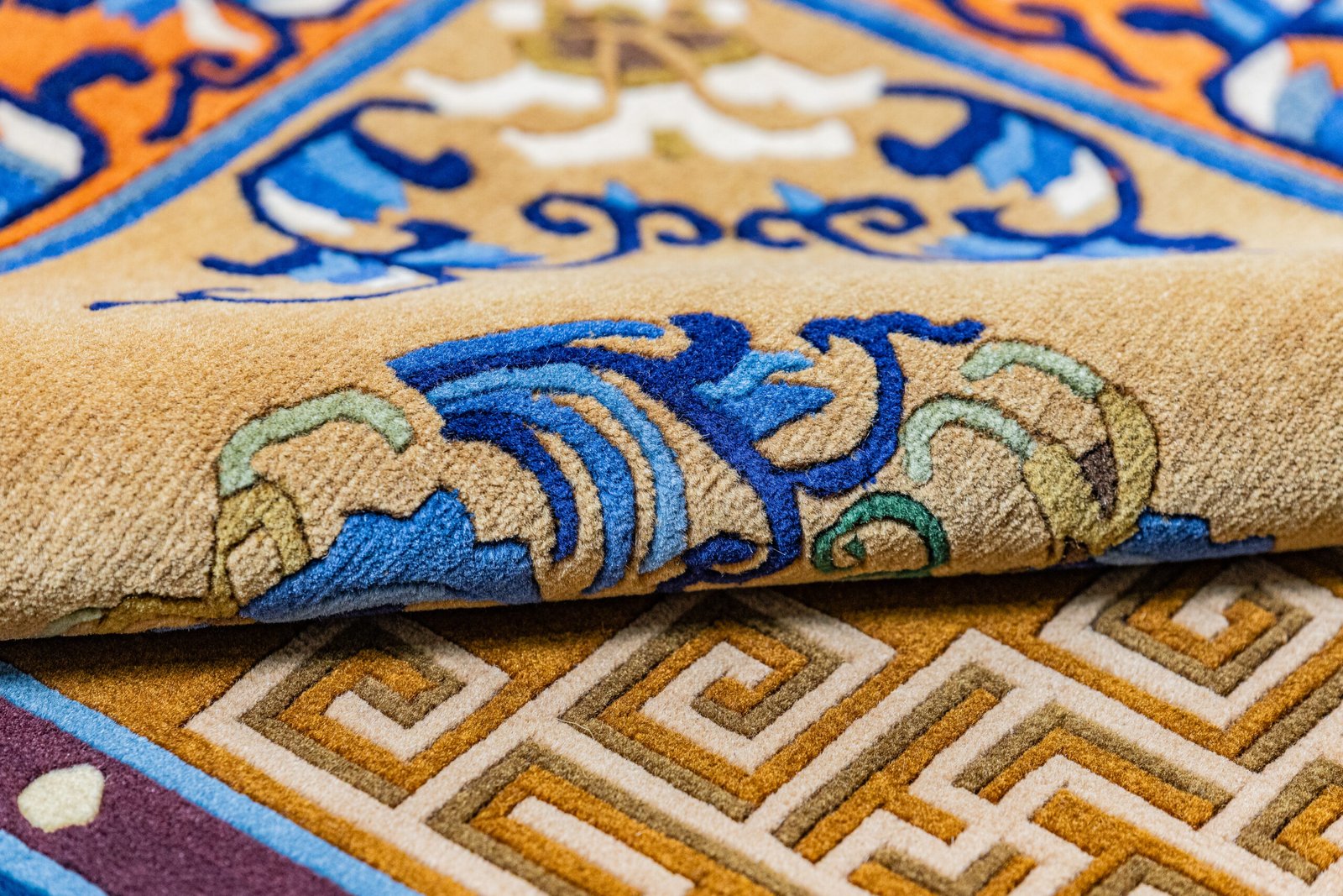 Pushpa-Jaal Soft, 280 x 184 cm, 100% Wolle – Bild 2