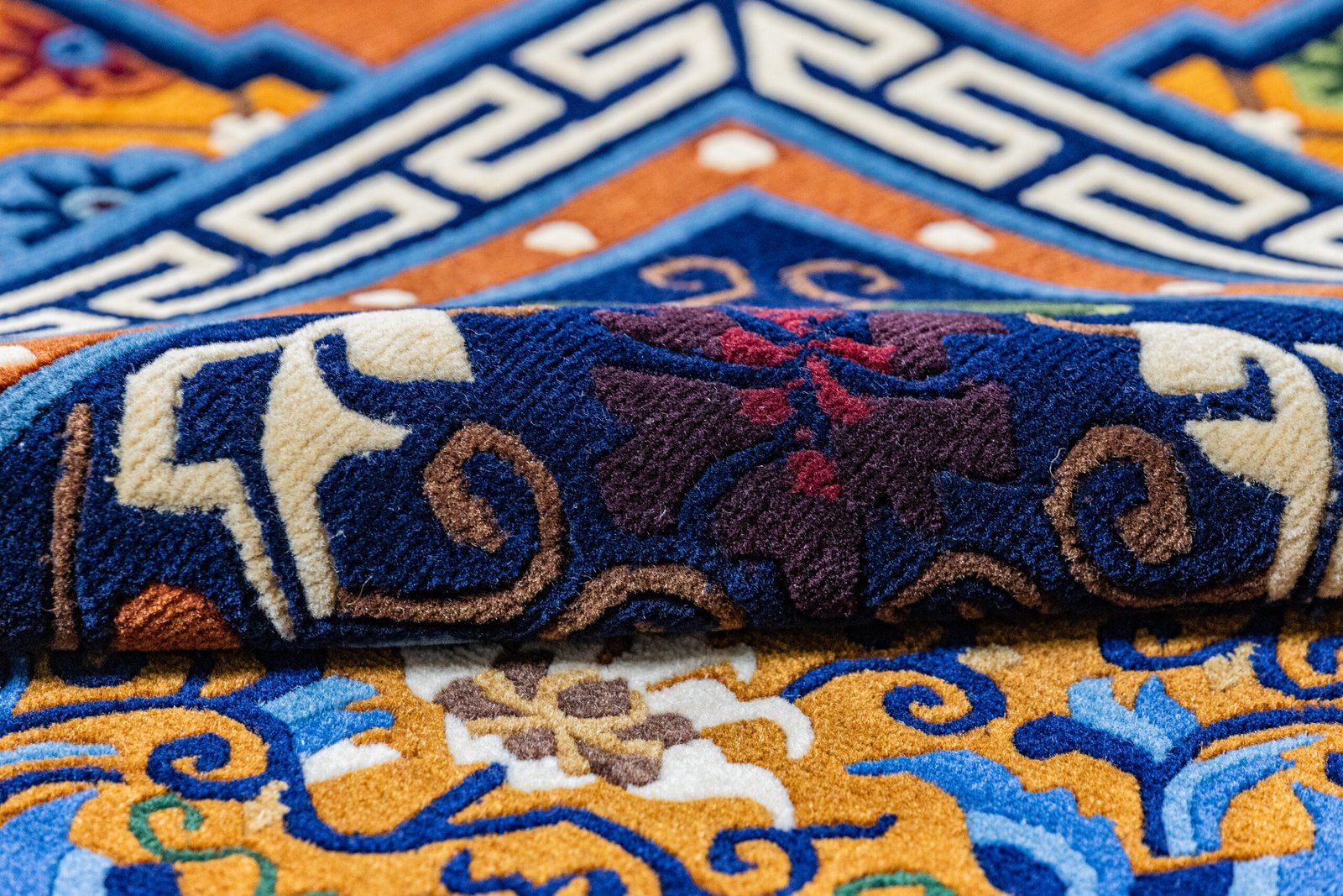 Pushpabritta, 285 x 183 cm, 100% Wolle – Bild 2